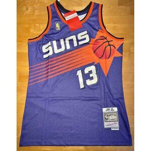 NBA Phoenix Suns Steve Nash #13 Jersey Large 1996-97 Mitchell & Ness Purple NWT